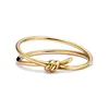 Moda kolye tasarımcısı mücevher lüks kolye düğüm şekli kolyeler bilezik saplama küpeler düğün sevgililer günü, elmasla veya elmassız arkadaş stilleri için sevgililer günü