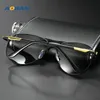 2022 New Discoloration Polarized Sunglasses UV400 Men's Driving Night Vision Goggles Metal Frame Day and Night Glasses