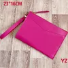 4 colors Clutch pochette ladies bags Cosmetic Bag Fashion Men handsBag Classic Document Cover WristletBag pochettes With DustBag