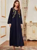 Etniska kläder vestidos plus storlek abaya dubai kalkon islam marock arabiska pakistanska muslimska hijab lång klänning för kvinnor robe longue femme musul
