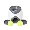 2 In 1 Pet Dog Toys Interactive Automatic Ball Launcher Tennis Emission Gooi speelgoed beloningsmachine Voedsel Dispenser Y2003302594