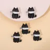 Black Cat Pronouns Enamel Pin Punk Brooch quotHe She Theyquot Knife Animals Badge Witch Lapel Pin Kitten Goth Jewelry Gift Fri1879447