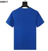 2022 T-shirt da uomo di marca di alta qualità rosso verde blu bianco e nero cinque colori cotone classico designer senior 2726