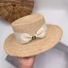 Wide Brim Hats Spring And Summer Lafite Straw Hat Seaside Beach Resort Sun For Men Women Fashion Travel Shopping Bask In AWide