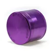 63MM fourlayer aluminum alloy space case smoke grinder triangle pick whole2242424