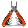 Pinze multiuso per esterni Coltello seghettato Utensili manuali per mascelle + Cacciavite + Pinze + Coltello Multitool Set di coltelli Survival Gear 25 pezzi C0413