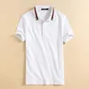 Men's Polos White Black England Designer US Shirts For Men Short Sleeve Solid Breathable Shirt Plus Size 4XL 5XL 81855Men's Men'sMen's