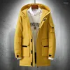 Masculino de casaco de inverno de parkas masculino com casaco espesso de casaco espesso 2022 harajuku japen estilo kare22