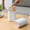 Ganci Rotaie Ecologico Alta qualità Creativo Porta stuzzicadenti automatico Coperchio in legno Q-tips Design semplice per ufficiGanci GanciGancio