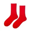 Chaussettes de basket-ball pour hommes mi-haut respirant serviette bas coloré Fitness course à pied cyclisme randonnée chaussettes de sport Calcetines