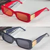 Popular Mens Womens Wellknown Brand Sunglasses B0096S Plate Rectangular Frame Temple Logo Highlight Brand Fashion Sense Outdoor B8878305