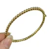Fashion Classic Lucky Link Chain Beads Bracelet Stainless Steel for 18k Plated Gold Silver Van Women&girls Wedding