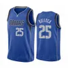 Homem crianças crianças impressas reggie bullock basquetebol jersey 25 azul marinho azul branco equipe cor respirável camisa de algodão puro para os fãs de esporte uniforme qualidade superior à venda