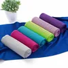 utomhussport iskall handduk Scarf Running Yoga Travel Gym Camping Golf Sports Cooling Handel Neck Wrap Inventory Wholesale