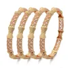 Bangle Small 4Pcs/lot Dubai Gold Bangles For Women Girls Braccialetto etiope JewelryBangle