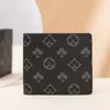 Kvalitetsdesigner plånböcker 2022Top High Card Holder France Paris Plaid Style Luxurys Mens Wallet Designers Women Wallet high-end med Box