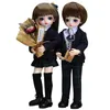UCanaan 1/6 BJD Doll 30CM 18 Ball Joints Dolls With Full Outfits Clothes Set Wig Makeup Handmade Beauty Toy Gifts For Girls 220505