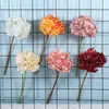 Retro Design Artificial Flowers European Style Hydrangea Simulated Embroidered Ball Bouquet For Wedding Home Decoration 120 PCS