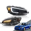 Ensemble dynamique d'animation de démarrage de phare LED, pour Subaru WRX Streamer, feux de jour, lampe avant