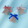 100pcs takı kadife çanta ile şerit torbalar düğün şeker hediyesi paketleme Noel dekorasyon özel kişiselleştirilmiş 220613