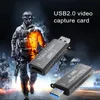 HUBS Video Capture Card 1080p 60fps -able -Compatible to USB Game Recording Box لـ PS4 DVD Camcorder Live TreamingUsb hubsusb