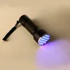 Home Mini Portable UV Flashlight Light Ultra Violet Lights Blacklight 21 LED 3W 395Nm Torch Light Lamp ficklampor