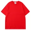 Herren T-Shirts Herren Einfarbiges T-Shirt Unisex Kurzarmhemden 2022 Sommer Oversize T-Shirt 100% Baumwolle Männlicher O-Ausschnitt Loses Top T-Shirt 11-farbig