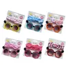 Hair Accessories 2 Pcs/Set Anti-UV Cartoon Glasses Knotted Bow Printing Headband Children Baby Sunglasses Band Kit Kids Po Props