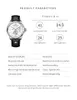 Super Top Sale Quartz Watch for Men Casual Leather Band New Dign Waterproof Watch Luxury Luminous Waterproof Sport Wristwatch