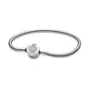 Sterling Zilver 925 Charm Armbanden Sparkle Crown Letter O Snake Bone Chain Armband Fit Pandora kralen Met Doos Gift Mode-sieraden