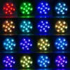 RGB Submersible Led Lights Battery Operated Underwater Spot Lights With Remote Outdoor Vase Bowl Pond Garden Party Decoration D2.0