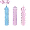 NXY Cockring Man Nuo Male Huge Penis Sleeve Condom for Men Extender Reusable Cock Delay Ejaculation Crystal Adult Sex Toy 0418