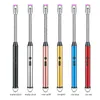 Electric Lighter Party Favor USB Rechargeable BBQ Lighter Windproof Outdoor Picnic Kitchen Tools