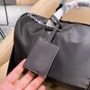 Hochwertige Herrenmode-Reisetasche aus schwarzem Nylon, Reisetaschen, Herrengriff-Gepäck, Gentleman-Business-Tragetaschen mit Schultergurt, Lob und Explosion P001