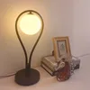 Nordic BraSstable Lamp Round Glass Ball Bedroom Belysning Vardagsrum Studie Rum Office Reading Desk Light Led G9 Lampa 5W EU