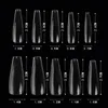 False Nails 20Pcs Gradient Matte Medium Length Wearable Full Cover Ballet Press On Coffin Fake T-nail Nail ArtFalse