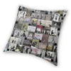 Caixa de travesseiro Luxo Banksy Street Graffiti Throw Pillow Capa Decoração de casa Custom London Pop Art Cushion 45x45cm Cobertura de travesseiro para sofá 220623