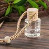 Car perfume bottle car pendant perfume ornament air freshener for essential oils diffuser fragrance empty glass bottle FY5288 sxmy6538024