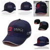 F1 racing cap helt ny full broderad logotyp baseball cap