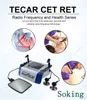 Gadget sanitari professionali portatili Terapia fisica Smart Tecar Due manipoli Monopolo Riscaldamento profondo Massaggio Diatermia Macchina dimagrante Cet Ret Rf Prezzo