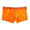 Unterhose Männlich Casual Atmungsaktive Unterwäsche Hose Baumwolle Gürtel Druck Schlüpfer Bequeme Boxer Herren Männer Komfort BlendUnderpants