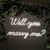 Veux-tu m'épouser enseignes au néon personnalisées pour décor de mariage donnant nom lumières LED proposer des fournitures de décorations de mariage 220615