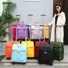 スーツケース Carrylove 20 インチ女性キャビンレザー荷物バッグトロリー旅行女性のための