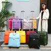 Malas de viagem Carrylove de 20 polegadas femininas em couro de cabine carrinho de viagem para senhoras