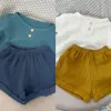 Barnkläder Baby Boys Short Sleeve Shorts 2st.