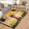 Tapis chien tapis tapis doux flanelle 3D imprimé tapis salon tapis zone anti-dérapant paillasson grand salon décor tapis