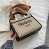 SS New Luxury Designers Handbag Tote Shoulder Clutch Bags Crossbody Shopping Bag Purses Letters summer Straw Knitting Bag One Handle Wallet Backpack Women Handbags
