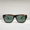 ファッションブランドのサングラススクエアフレーム日焼け止めメガネ最高品質0211S公式人気サングラスデザイナーサングラスメタルレターBB