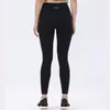 calça de ioga para mulheres ginástica de cintura alta desgaste leggings elástico fitness lady em geral tight theret workout color sólida calça feminina Velafeel