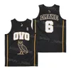 Turniej filmowy Zakręć Birdmen Basketball 96 Tupac Shakur Birdie Jersey 2 Pac 23 Motaw All Stitched Team Color Black Grey Hiphop for Sport Fan University Hip Hop